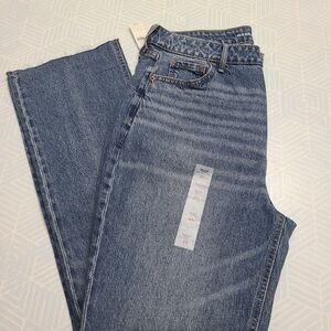 Old Navy Women's Classic Straight Leg Jeans - Denim Blue